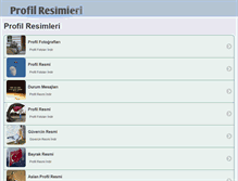 Tablet Screenshot of profilresimleri.com